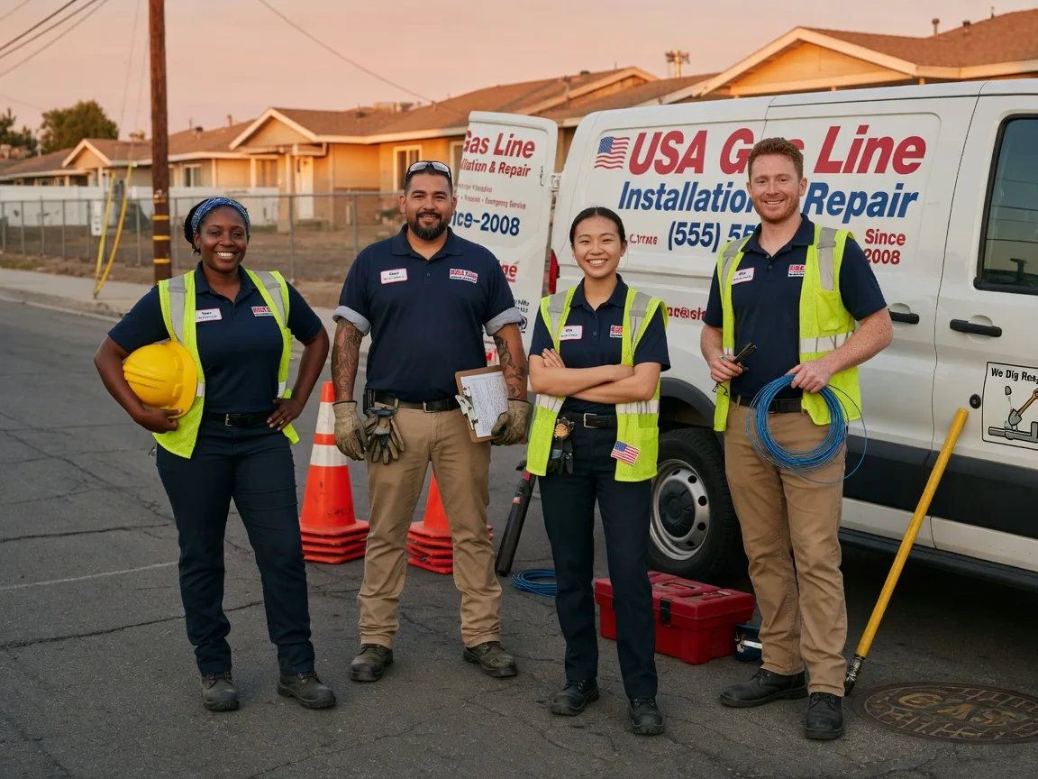 Gas Line Installation company in Ravenna, TX